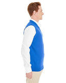 HARRITON HA MEN V-NECK SWEATER VEST MEN S TRUE ROYAL - Like New