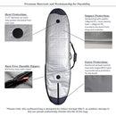 Abahub Premium 8'6 x 24 Surfboard Travel Bag, Foam Padded Surf Board Cover - Brand New