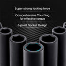 DURATECH 55-PIECE SOCKET SET 1/2’’ & 6 POINT IMPACT SOCKET SET 7 ACCESSORIES - Like New