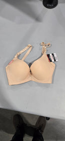ANGELINA WOMENS WIRED PADDED T-SHIRT BRA - SIZE: WOMEN 32B - BEIGE - Like New