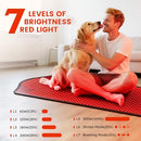VICONOR RED LIGHT THERAPY FOR BODY, INFRARED, 73"X 32" RED-LIGHT MAT - BLACK - Like New