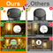 BITPOTT OUTDOOR SOLAR PATHWAY LIGHTS 6 PACK WARM WHITE PW-T-006 - BLACK - Like New