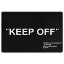 Keep Off Area Rug Modern Large Carpet Non-Slip Mat 5x7 ft B0CFLY9B26 - Black - Brand New