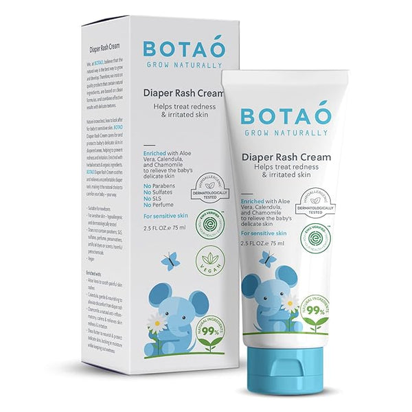 BOTAO Baby's Natural Diaper Cream Organic Diaper Cream EWG Verified New