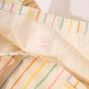 FRASIER STERLING SPORT STRIPED TOTE BAG - RAINBOW/CREAM - Like New