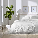 Martex Purity Solid Comforter Set, Full/Queen, Light Gray - B08YM1RGVP - Brand New
