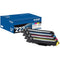 BROTHER GENUINE STANDARD-YIELD TONER CARTRIDGE FOUR PACK TN223 4PK - Black/Cyan - Brand New