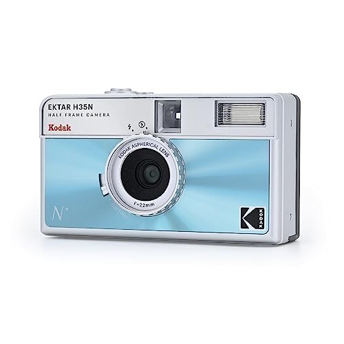 KODAK EKTAR H35N HALF FRAME FILM CAMERA BUNDLE KODAK ULTRAMAX 400/24EXP BLUE - Brand New