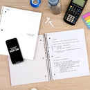 FIVE STAR MEAD FIVE STAR WIREBOUND NOTEBOOK 1 SUBJECT COLLEGE RULED - WHITE - Like New