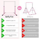 SAFLY FUN GYMNASTICS BAR FOR KIDS AGES 3-15 FOR HOME WY-01 - STEADY STEEL ‎PINK - Like New