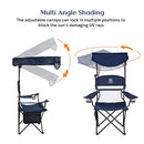 Coastrail Outdoor Canopy Camping Chair Multi-Position Adjustable Fold CTOCCC1BE - Like New