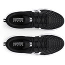 UNDER ARMOUR MEN CHARGED ASSERT 10 RUNNING BLACK/BLACK/WHITE SIZE 11 - Like New