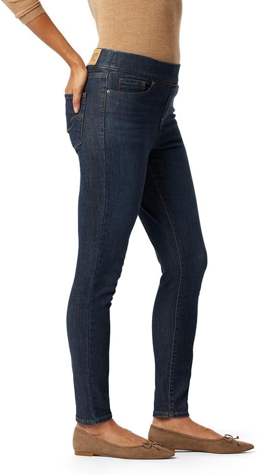 LEVI STRAUSS SIGNATURE GOLD WOMEN'S TOTALLY SKINNY JEANS - SIZE: 8 - BLUE RHYTHM - Brand New