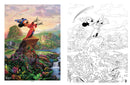 DISNEY DREAMS COLLECTION THOMAS KINKADE STUDIOS COLORING BOOK PAPERBACK - Brand New