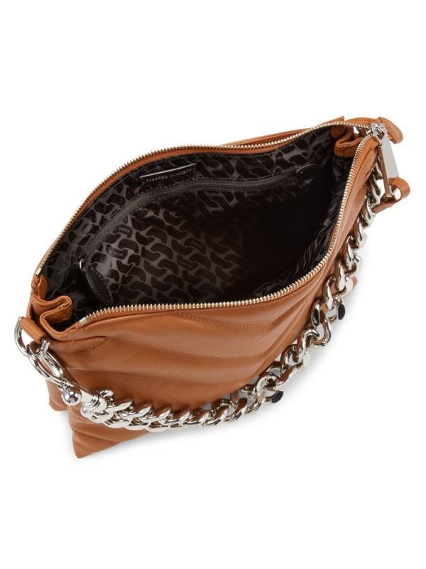 REBECCA MINKOFF EDIE MAXI CROSSBODY - SADDLE - Like New