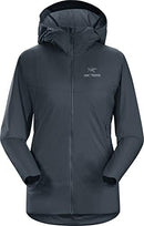 17309 ARC'TERYX ATOM SL HOODY WOMEN'S BLACK SAPPHIRE SIZE SMALL - Brand New