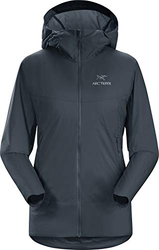17309 ARC'TERYX ATOM SL HOODY WOMEN'S BLACK SAPPHIRE SIZE SMALL - Brand New