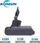 KUNLUN V7 Replacement Battery 21.6V HEPA Li-ion SV11 Fit for V7 Series - Gray Like New