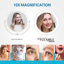 MY FLEXIBLE MIRROR 10X MAGNIFICATION 7” MAKE UP ROUND VANITY FLEXIBLE MIRROR - Like New