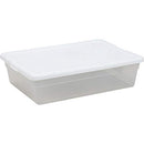 Sterilite 28 Qt Underbed Box Stackable Bin Lid Plastic Container 1-Pack - CLEAR - Brand New