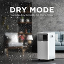 TURBRO GREENLAND 8,000 BTU ASHRAE 5,000 BTU SACC PORTABLE AIR CONDITIONER WHITE - Like New