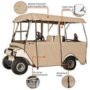 CLASSIC ACCESSORIES FAIRWAY DELUXE 4-SIDED 4-PERSON GOLF CART ENCLOSURE - SAND - Like New
