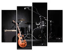 SmartWallArt Music Artistic Paintings Wall Art The Music of The Band Guitar - Like New