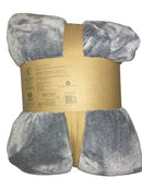 Berkshire Life EcoSoft Queen Blanket - Gray - Brand New