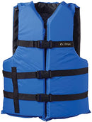 ONYX General Purpose Boating Life Jacket Adult Oversize Size (40"-60") Blue - Brand New