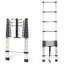 RIKADE Telescoping Ladder, 12.5FT Aluminum with Non-Slip,330lb Capacity - Like New