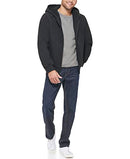 LEVI'S WORKWEAR FAUX SHEARLING LINED COTTON CANVAS JACKET, SIZE L, BLACK - Brand New