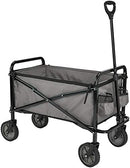AMAZON BASICS COLLAPSIBLE HEAVY DUTY UTILITY WAGON JC163 - GRAY - Like New