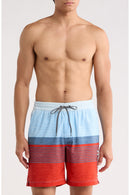 HURLEY OMBRÉ VOLLEY SWIM SHORTS - SIZE: MEN L - SKYLINE - Brand New