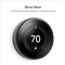 Google Nest Learning Thermostat T3018US - MIRROR BLACK New