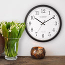 La Crosse Technology 14 in. L X 14 in. W Wall Clock Glass/Plastic B00FYUSEN6 - Brand New