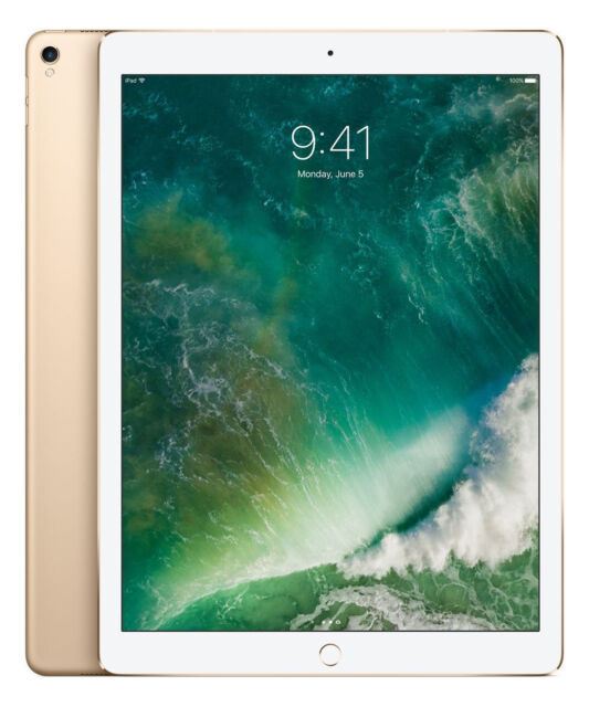 APPLE IPAD PRO 12.9" 2ND GEN 256GB WIFI CELLULAR MPAP2LL/A - GOLD - Like New