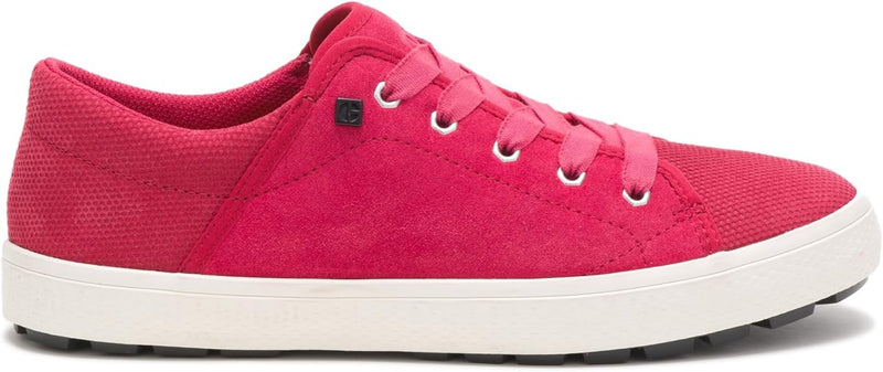 CATERPILLAR CAT WOMEN'S PASSPORT RIBBON SNEAKER - SIZE: WOMEN 6.5 - RED - Like New
