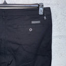 GALAXY BY HARVIC MEN'S CHINO KHAKI SLIM PANTS, SIZE 38X32 - BLACK - Like New