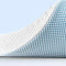 SUBRTEX 3" GEL-INFUSED MEMORY FOAM MATTRESS TOPPER CALIFORNIA KING - WHITE/BLUE - Like New
