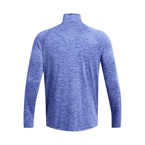 UNDER ARMOUR MEN'S TECH 2.0 1/2 ZIP - SIZE: MEN M - ROYAL/GRAPHITE - Brand New