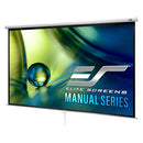 ELITE SCREENS MANUAL SERIES 100" 16:9 PULL DOWN Projector Screen M100XWH - WHITE - Like New