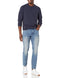AMAZON ESSENTIALS HENLEY SLEEVE SHIRT REGULAR MENS HENLEY NAVY M - Brand New