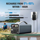 Powdeom 155Wh Portable Power Station 42000mAh 150W AC Outlet OKD180 - DARK GRAY - Like New