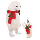 TOP TREASURES 2-PIECE 34 IN LIGHTED PENGUIN FAMILY LARGE - Scratch & Dent
