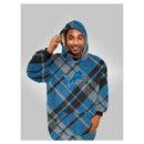 PEGASUS DETROIT LIONS 34" X 34" DIGITAL DASH SHERPA HOODED FAN CAPE - Like New