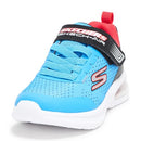 404105L SKECHERS BOYS MICROSPEC MAX SQUAD PACER - SIZE 13.5, BLUE/BLACK/RED - Brand New