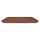G.E.T. NS-1826-BR BPA-Free Plastic Non-Slip Rectangular Tray, 18" x 26", Brown - Brand New