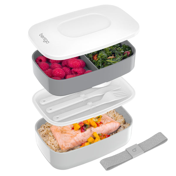 Bentgo Classic - Adult Bento Box, Stackable 3-Compartment Lunch Box, BPA-Free - Brand New