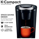 Keurig K-Compact Coffee Maker - Black Like New