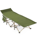 Yaheetech Folding Camping Cot Portable 600D Oxford with Carry Bag - Army Green - Brand New